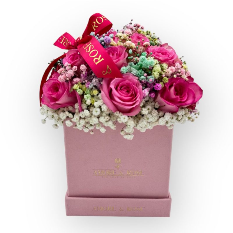 Carlota Velvet - Square Box Floral Mix